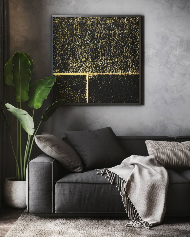 г. Санкт-Петербург, квартира 98 м2. Темно-золотой интерьер квартиры