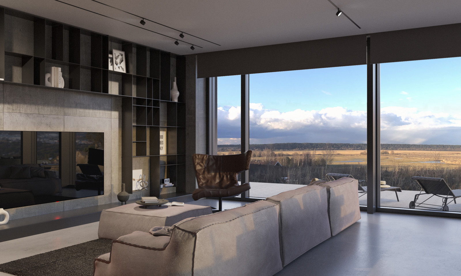 Визуализация коттеджа