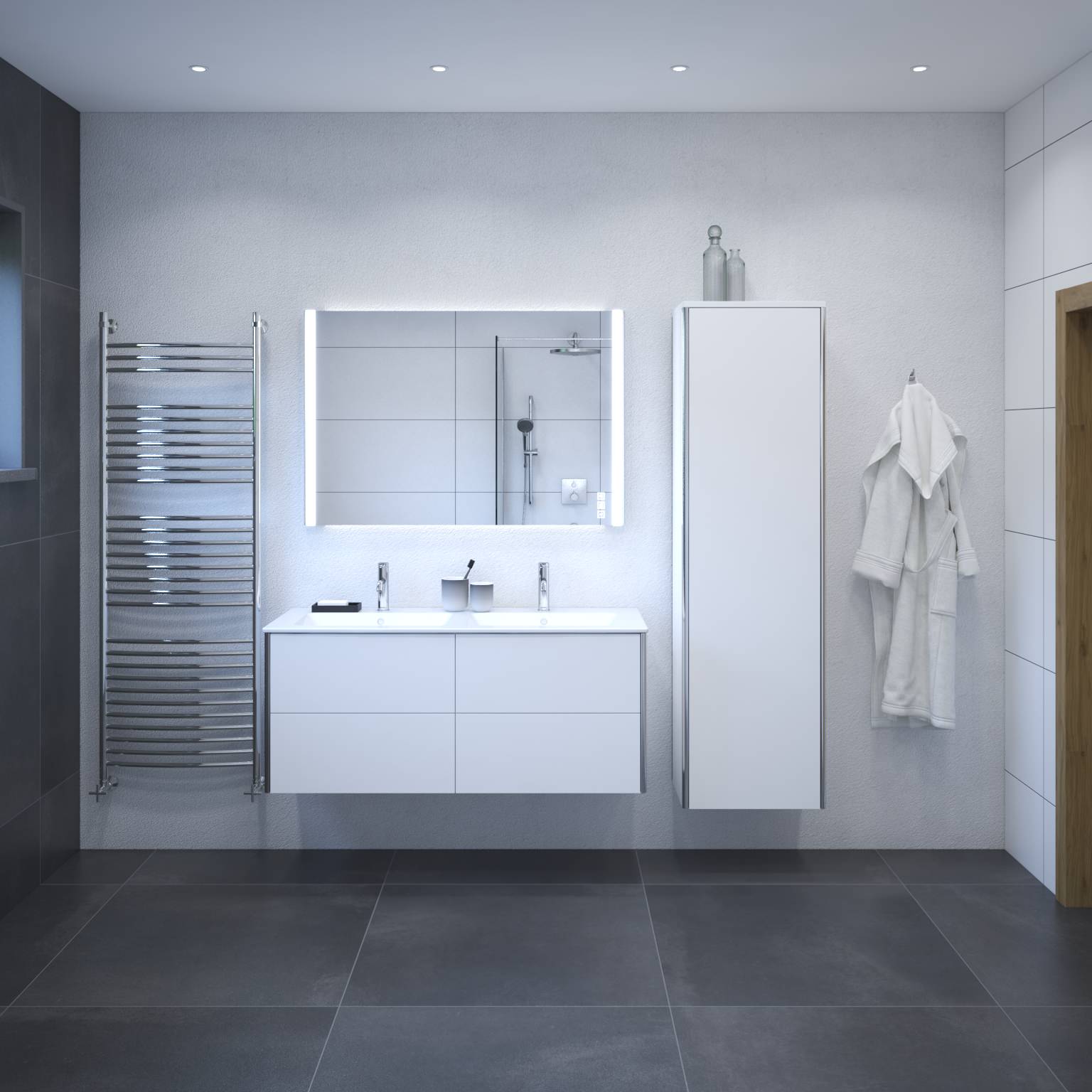 Обложка проекта: Ванная в частном доме