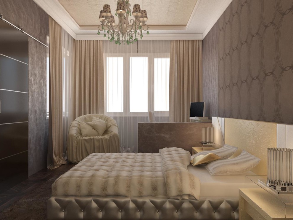 Современный стиль. Трехкомнатная квартира на юге Москвы.