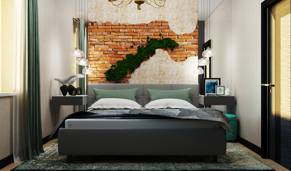 Спальня стиль лофт