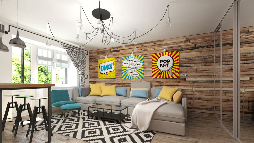 Квартира с элементами Loft и Pop-Art