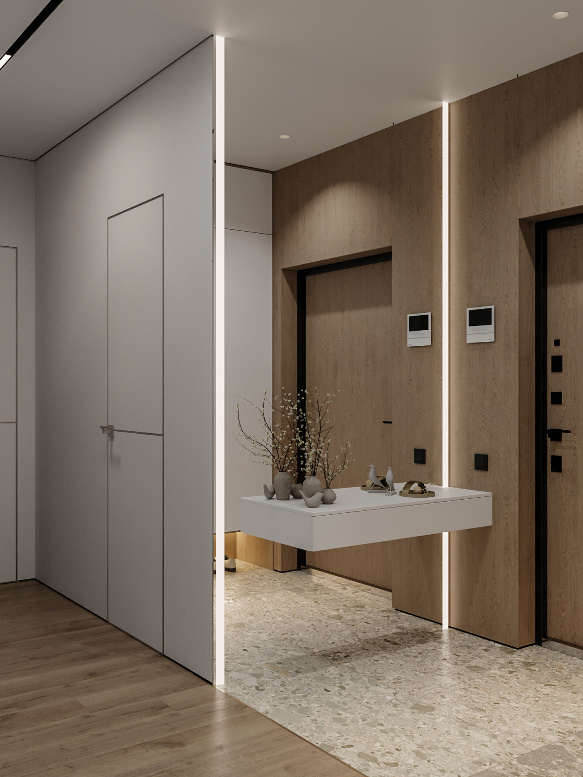 Современная квартира 94 м² - проект для семьи с ребёнком
