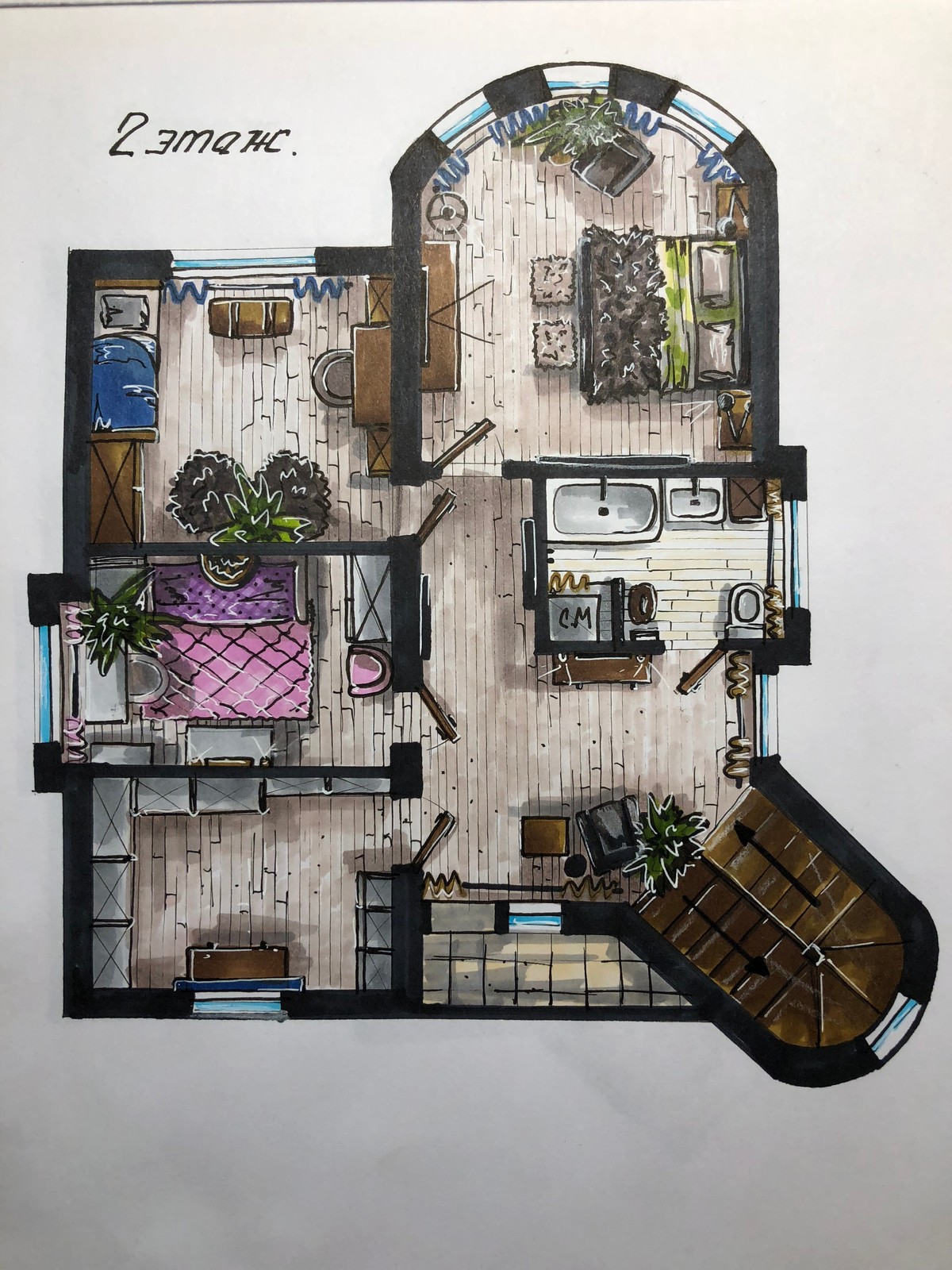 Houzz тур: Дом в американском стиле в Краснодарском крае