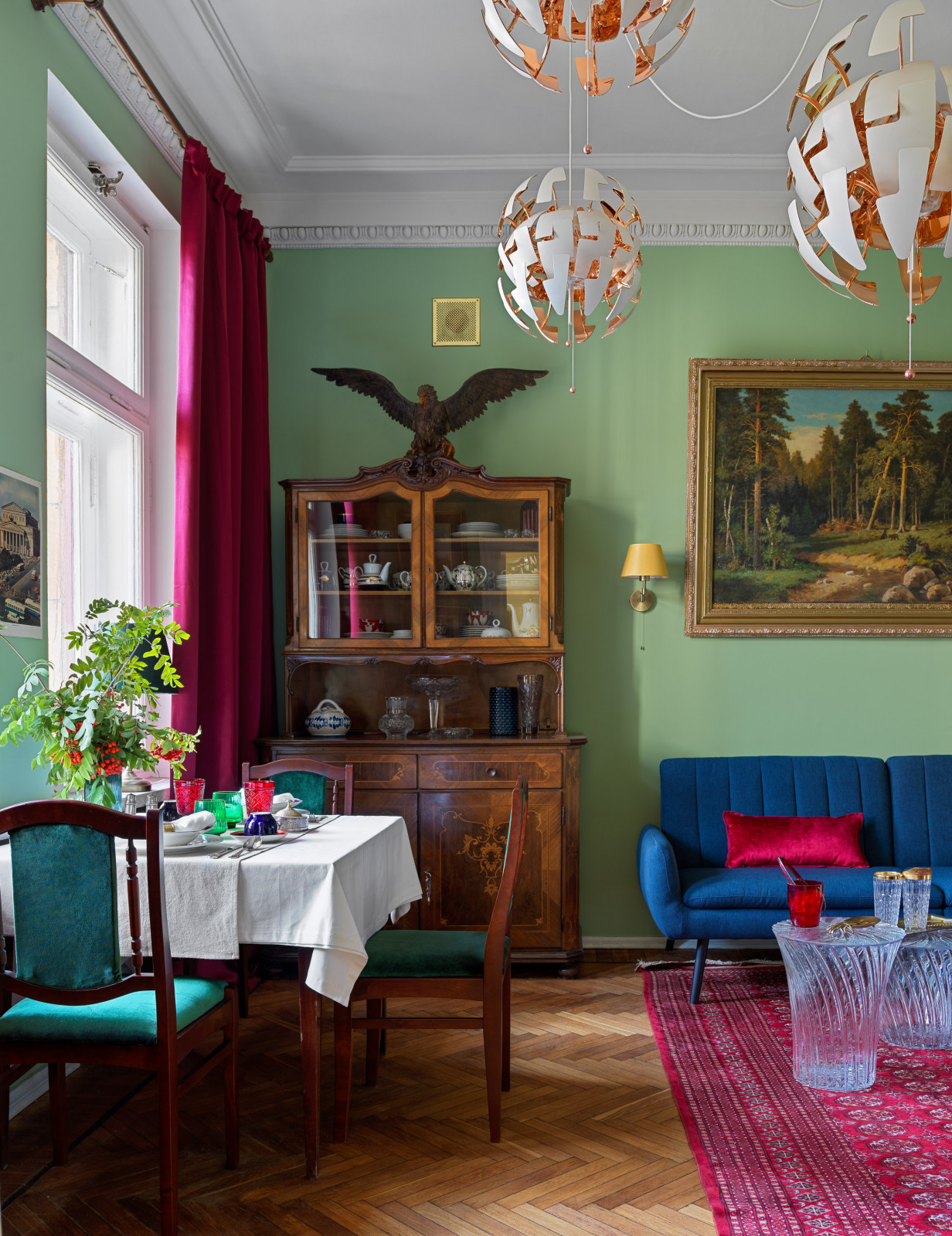 Интерьер в сталинской высотке (гостиница Украина)