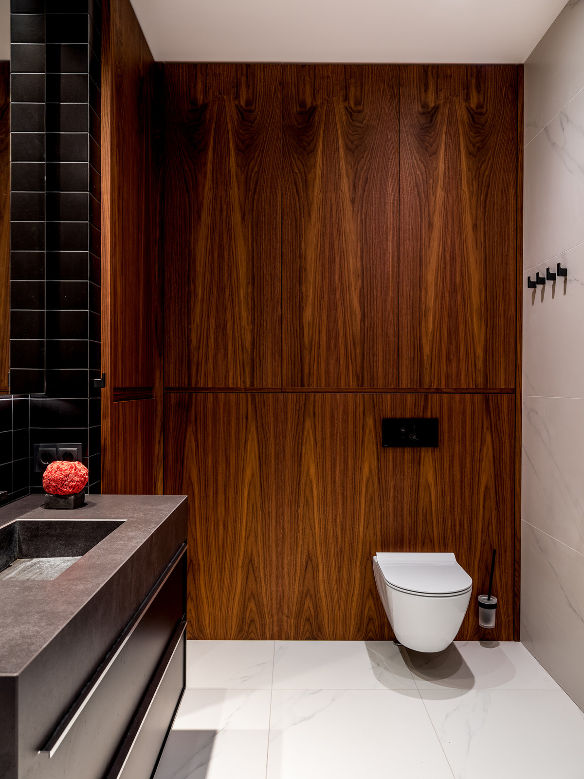 Интерьер санузла в частной квартире от Анны Яровиковой