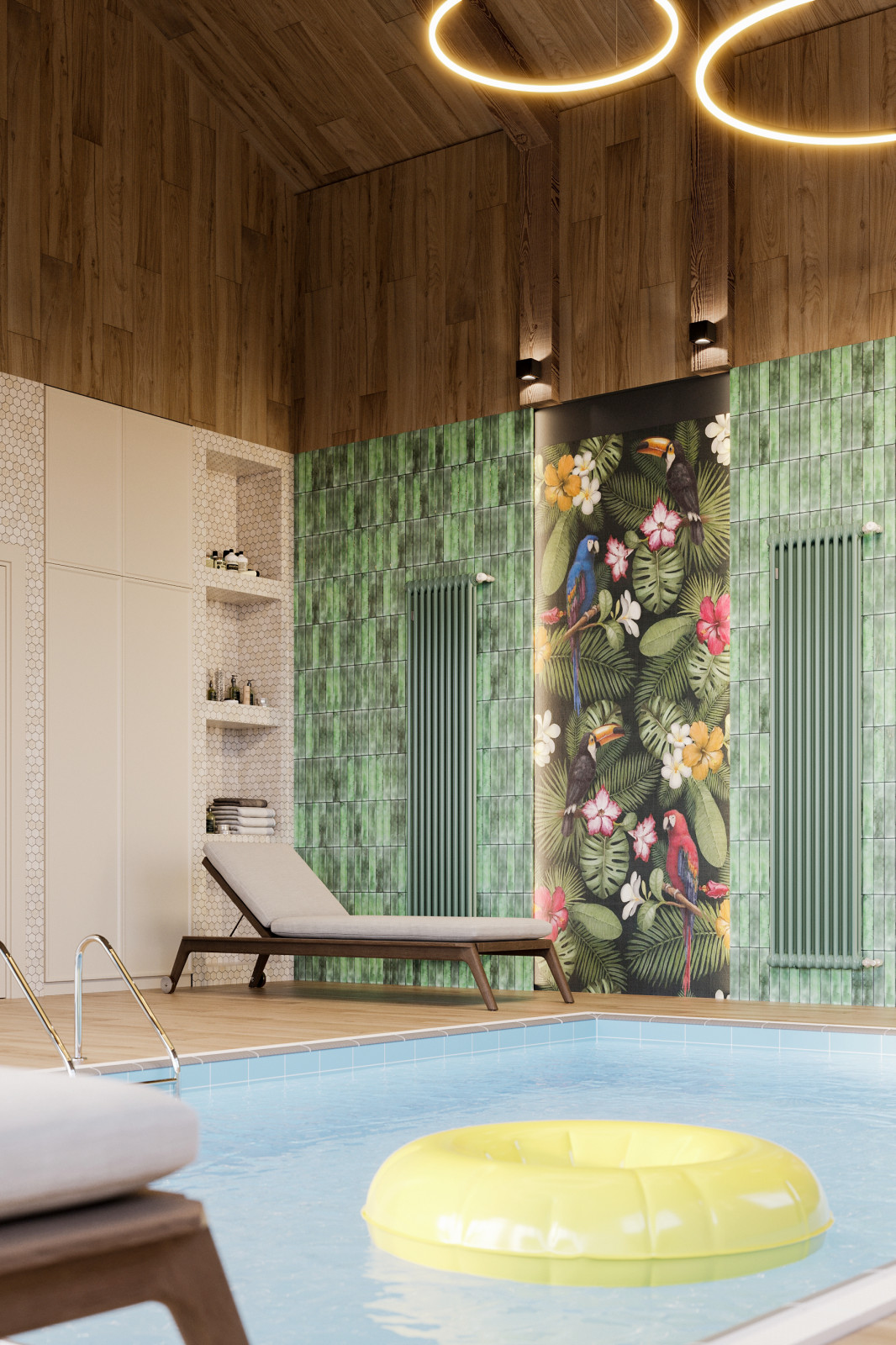 Банный комплекс с бассейном