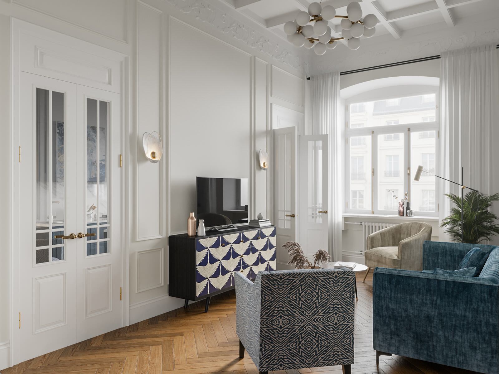 Французский стиль в доходном доме