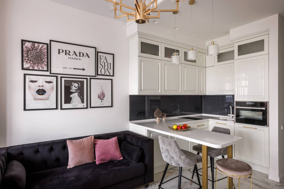 Дизайн и ремонт квартиры в ЖК «Хедлайнер» — Высокая мода