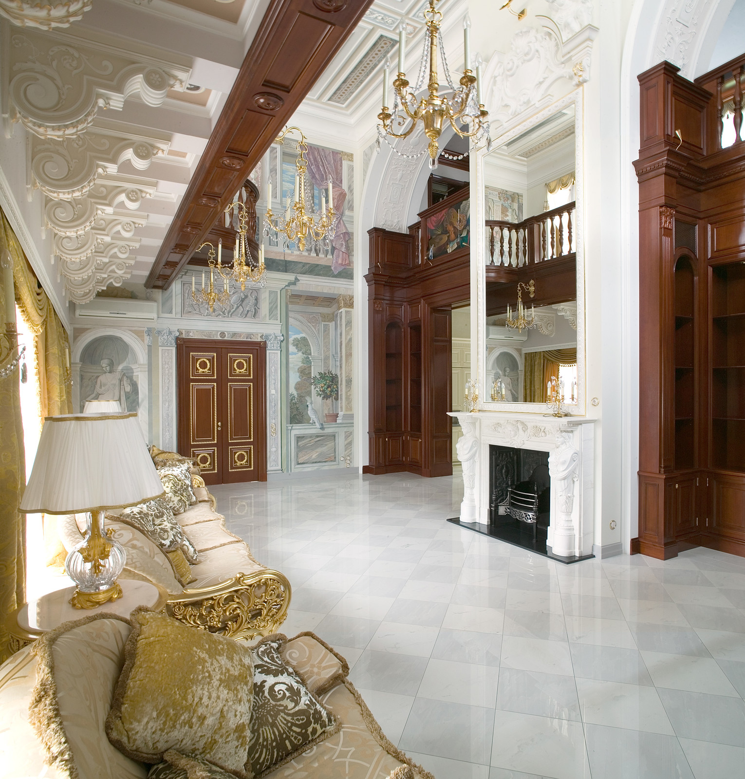 Роспись загородного дома