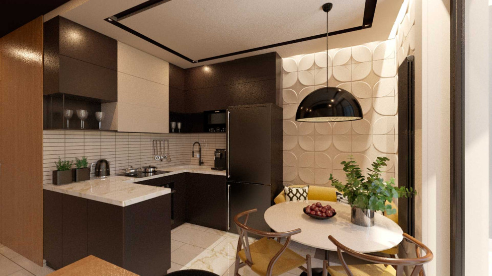 Обложка проекта: Квартира для молодой семьи ЖК"Испанские кварталы" в Москве