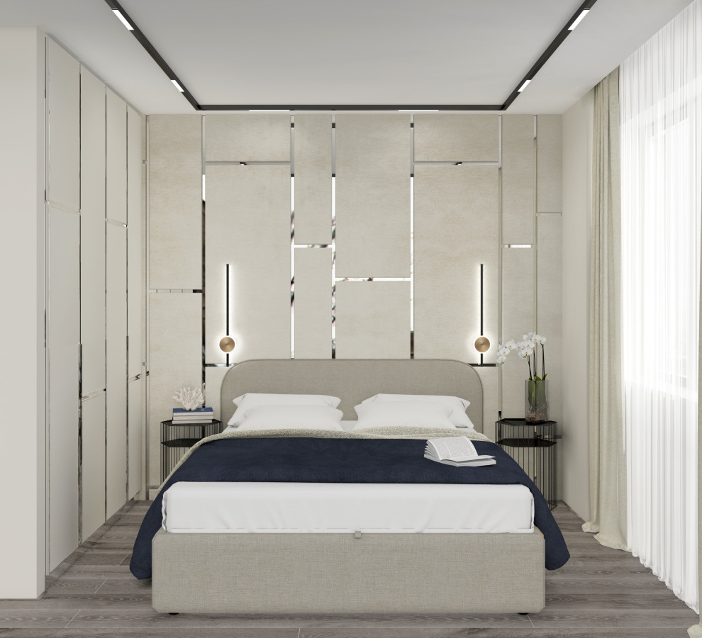 Бежевая спальня