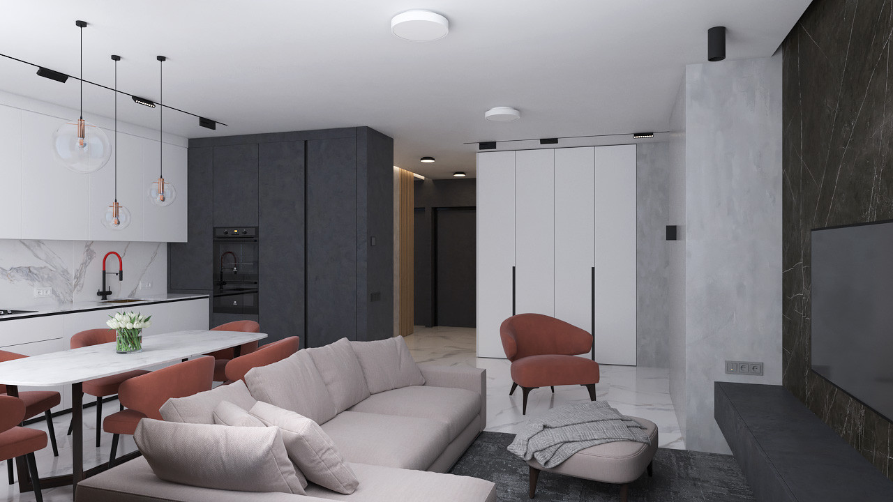 Современный Дизайн Квартиры 106 кв.м.