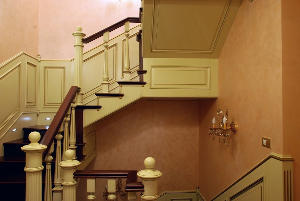 Облицовка бетонной лестницы