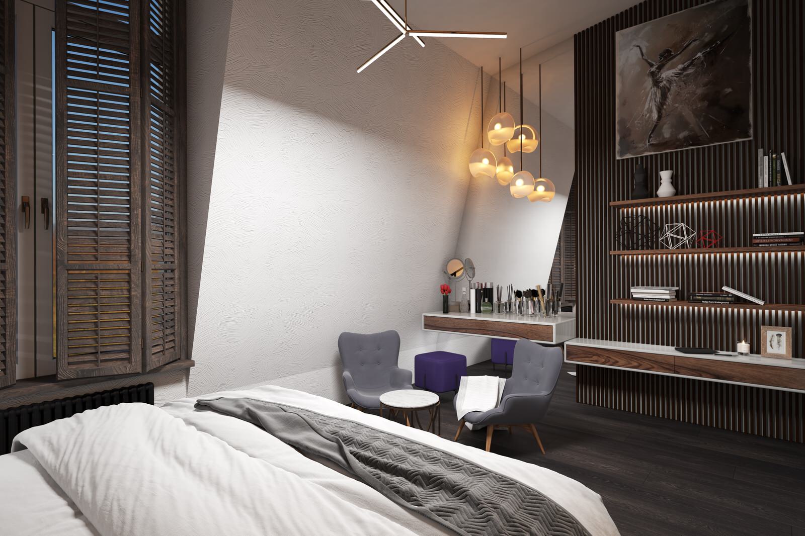 Квартира в г. Пушкин. Мансарда 74кв.м.