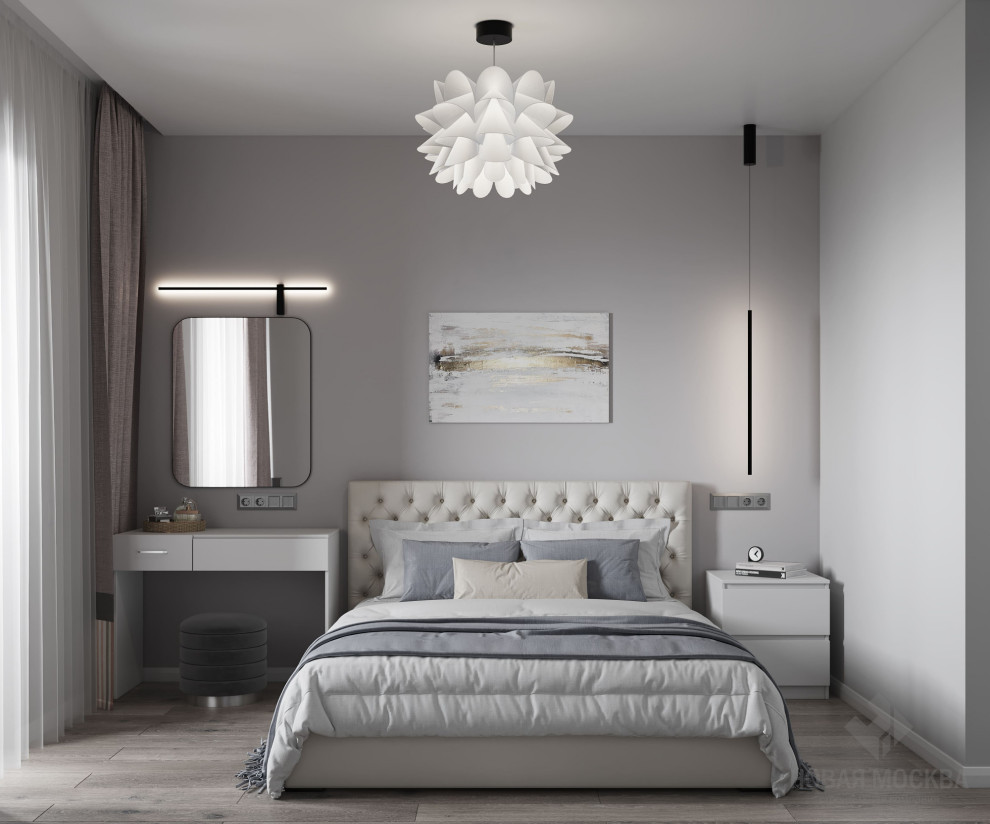 Дизайн-проект трехкомнатной квартиры ЖК "Лучи"