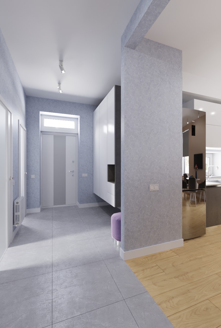 Дом с разворотом на юг