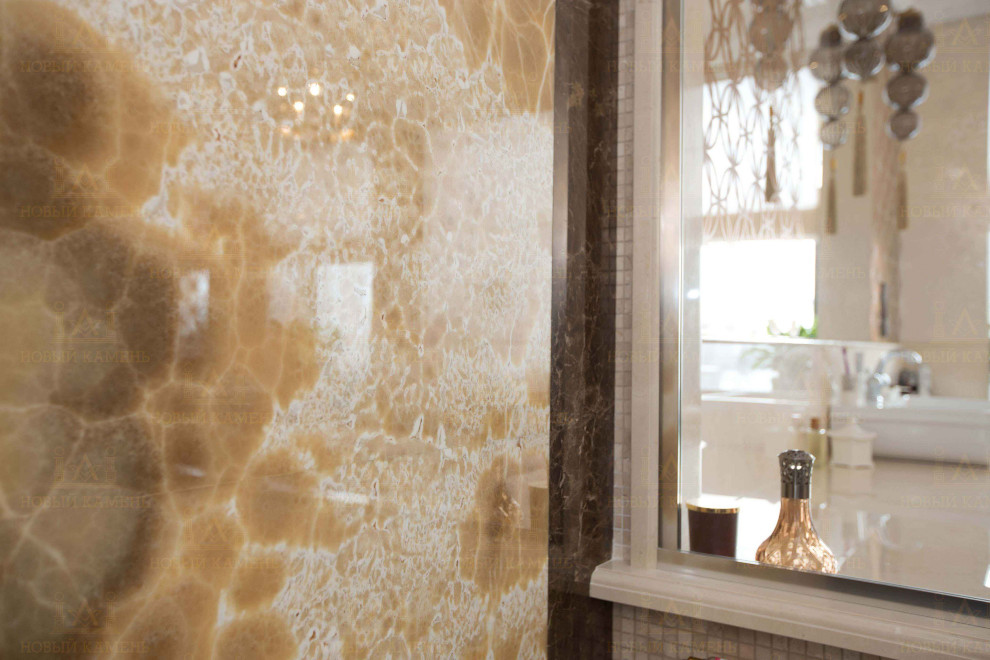 Мрамор в ванной комнате