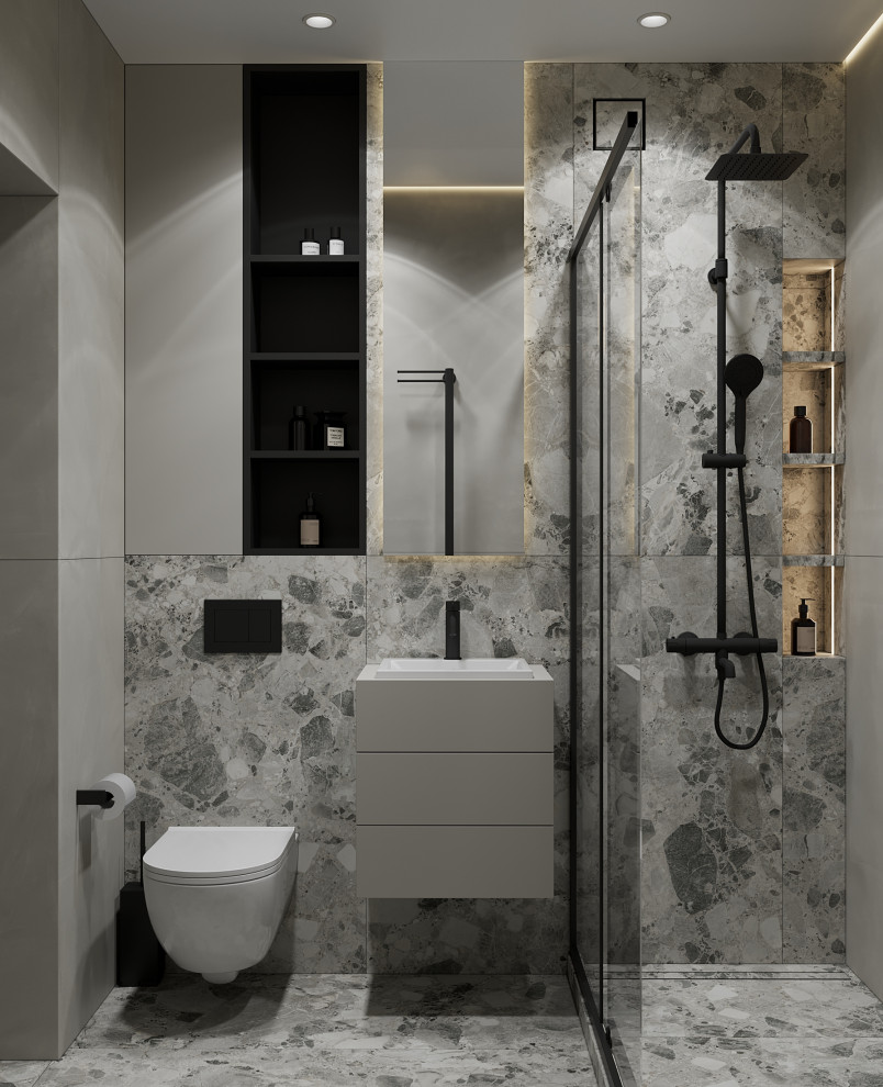 Дизайн-проект квартиры в современном стиле для молодой яркой пары