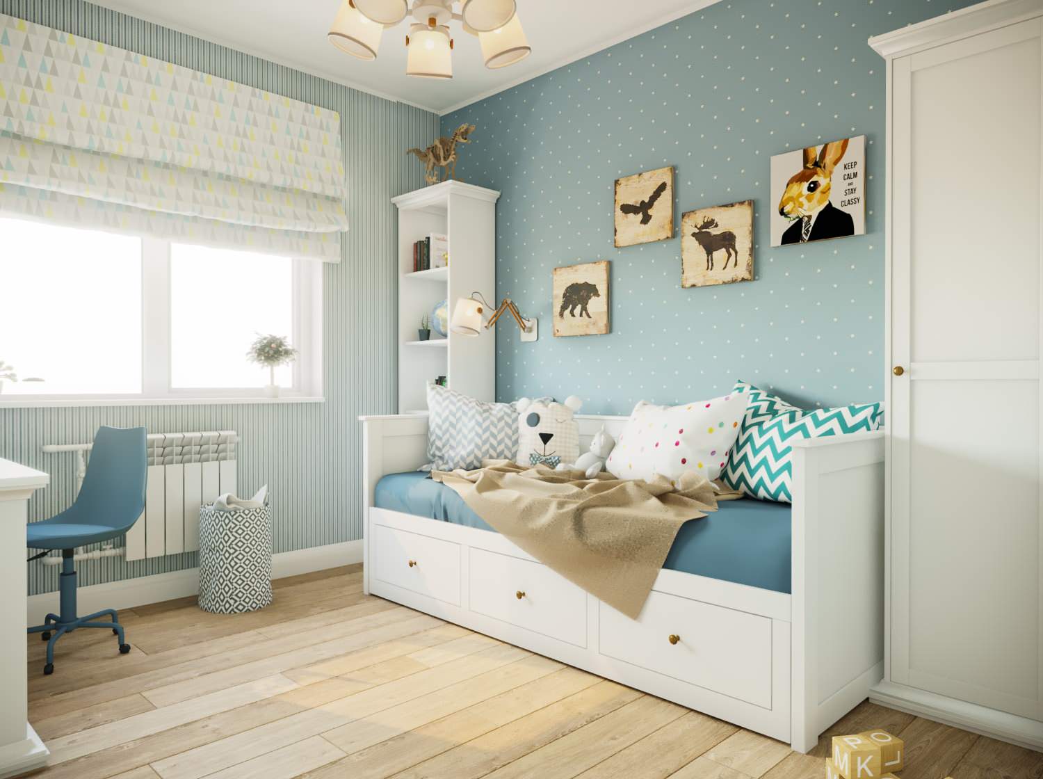 Коттедж в светлых тонах