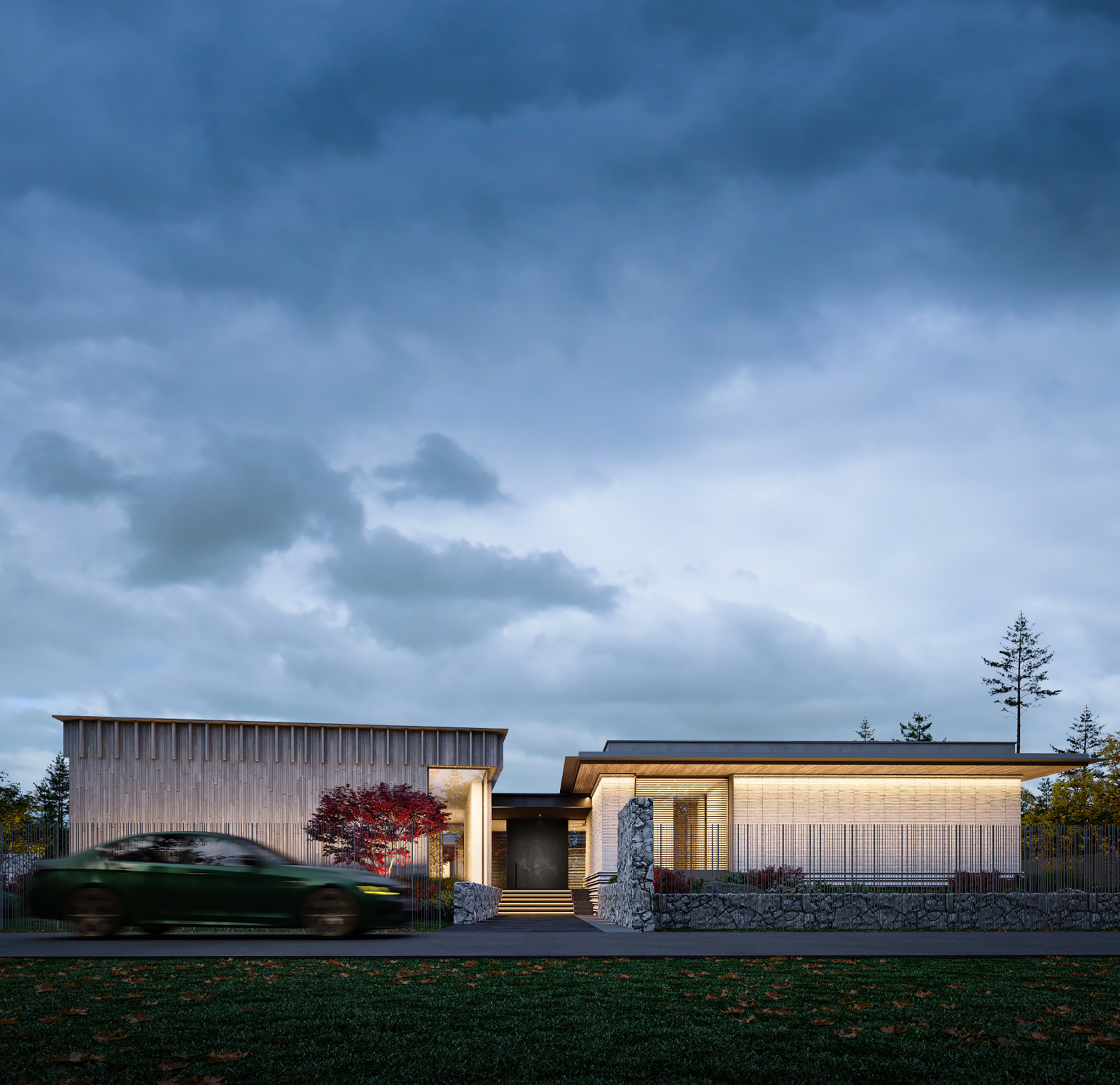 Introspective House рядом с Национальным парком «Лосиный Остров».