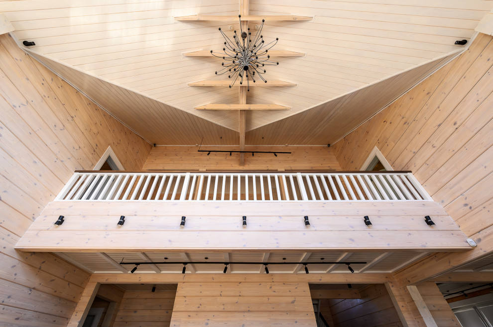 Отделка дома из бруса