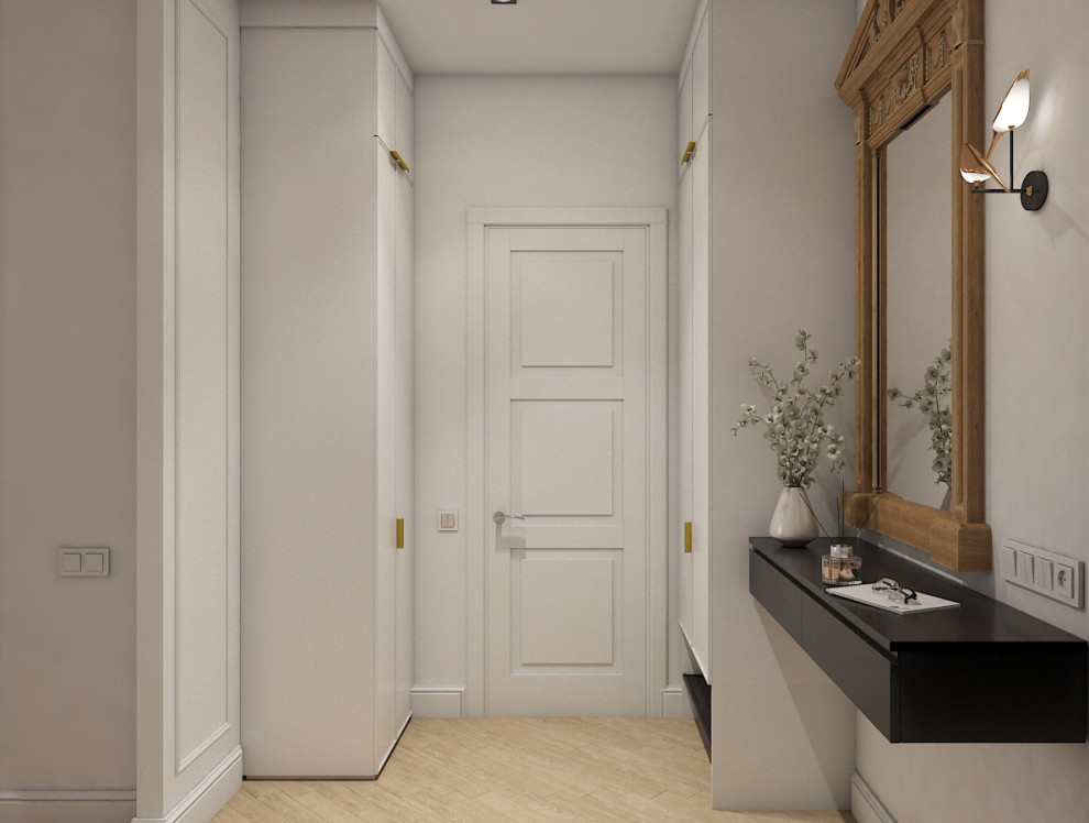 Дизайн-проект квартиры 45 м2 в стиле неоклассика