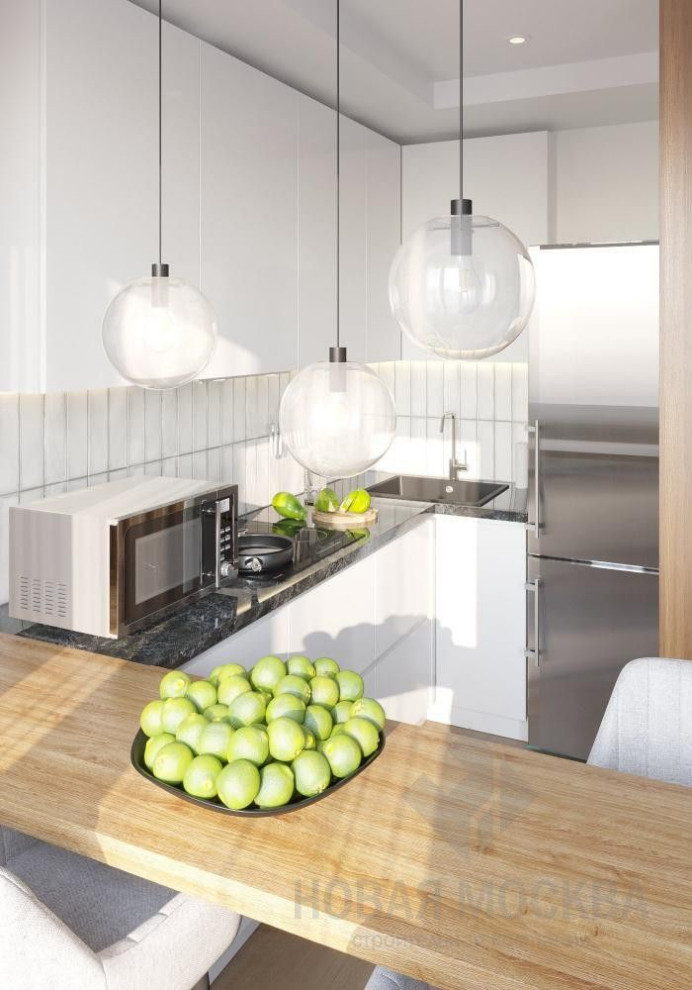 Дизайн-проект квартиры-студии 27 кв.м в ЖК «Москвичка»