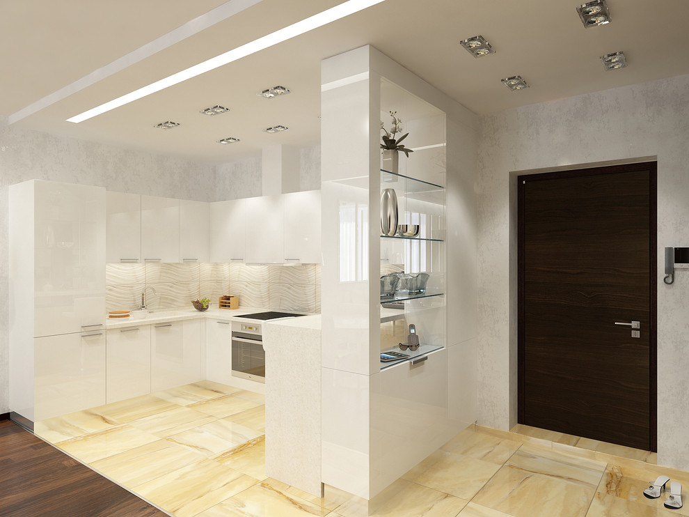 Luce Argento Apartment Interior in Modern Style