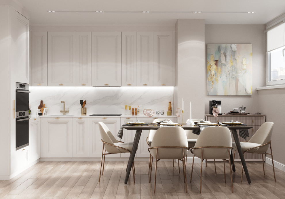 Обложка проекта: "Пудровые оттенки". Квартира 97 кв.м, ЖК "Левобережный"