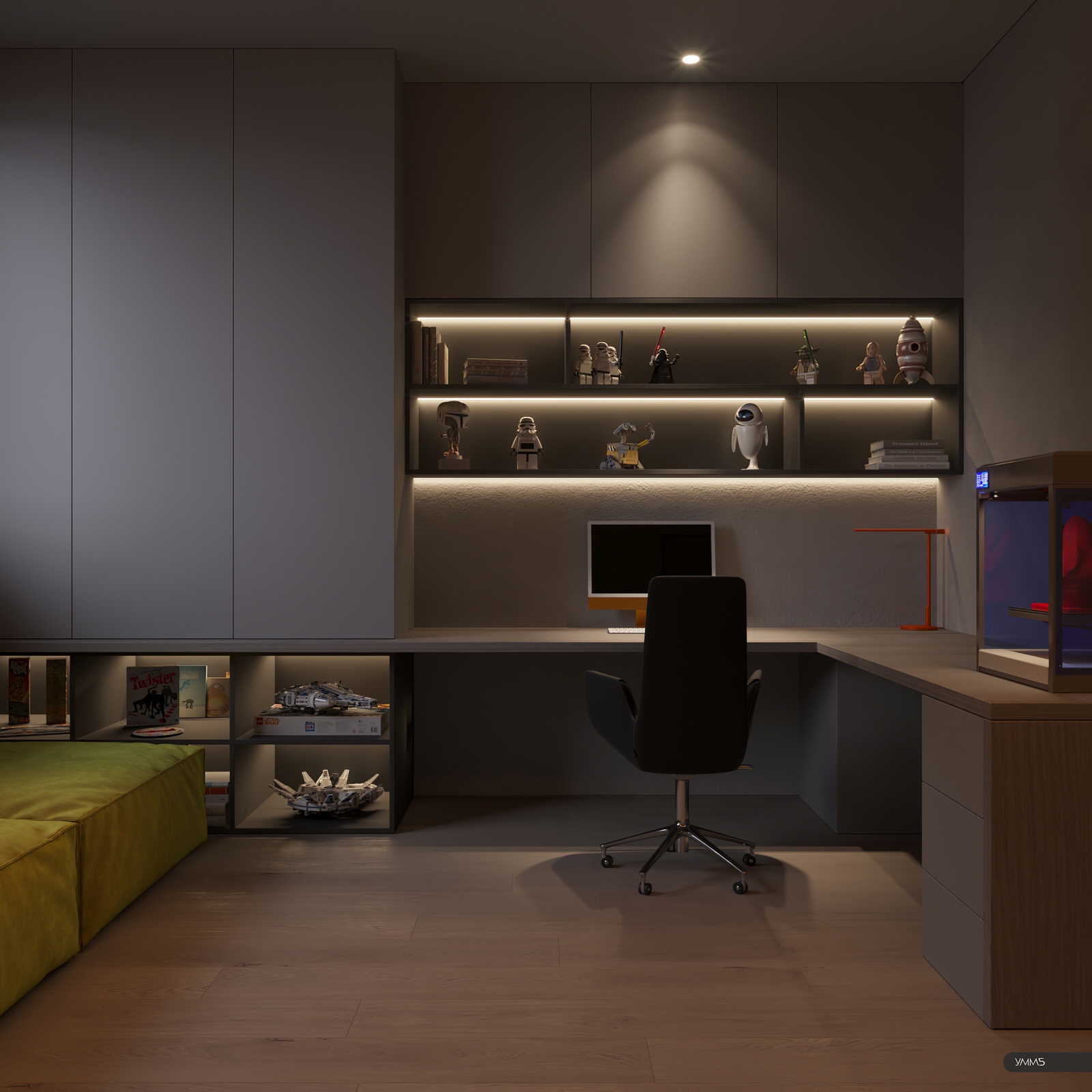 MIRA | Проект двухуровневой квартиры на проспекте Мира