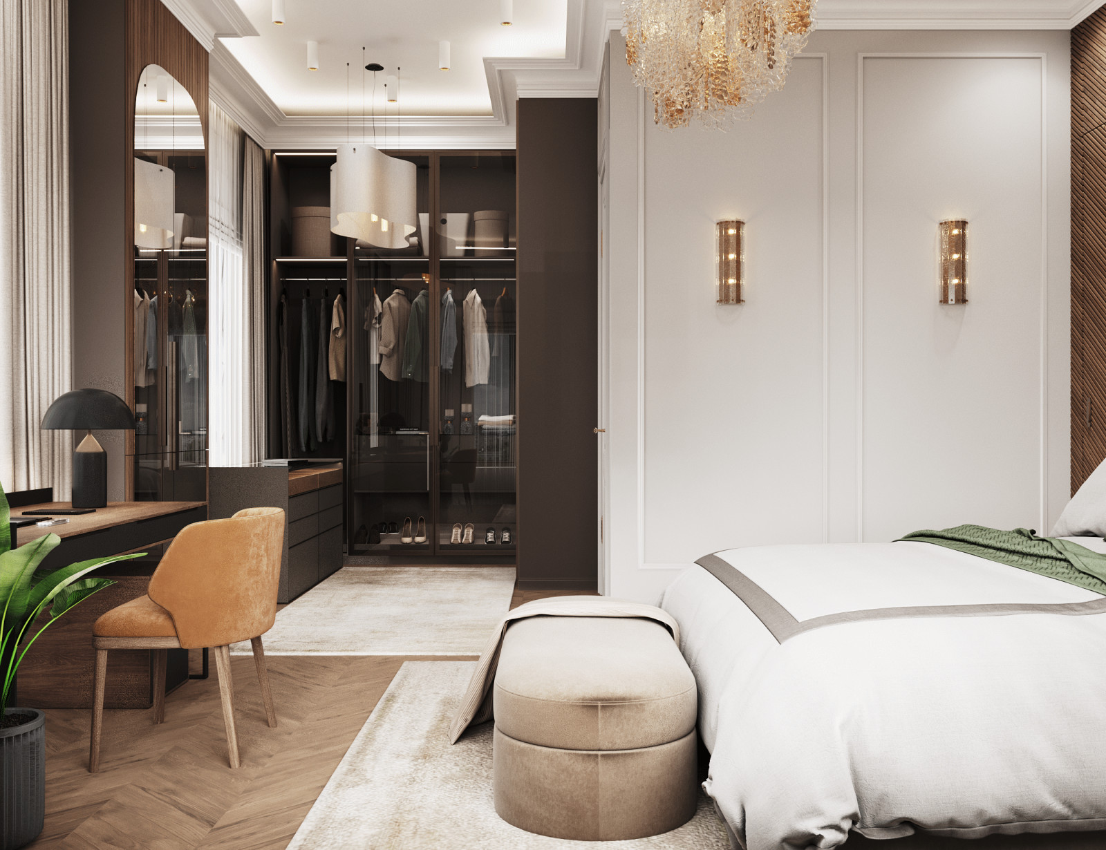 Современный интерьер на 200 кв.м.