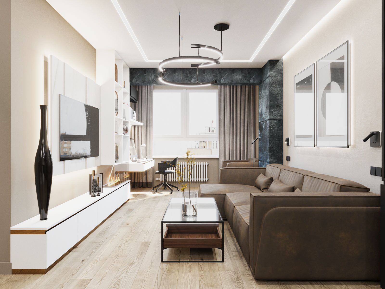 Проект квартиры. ЖК "Изумрудный". В двух вариантах