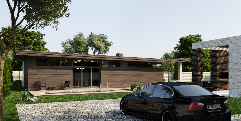 Вид на баню с въезда