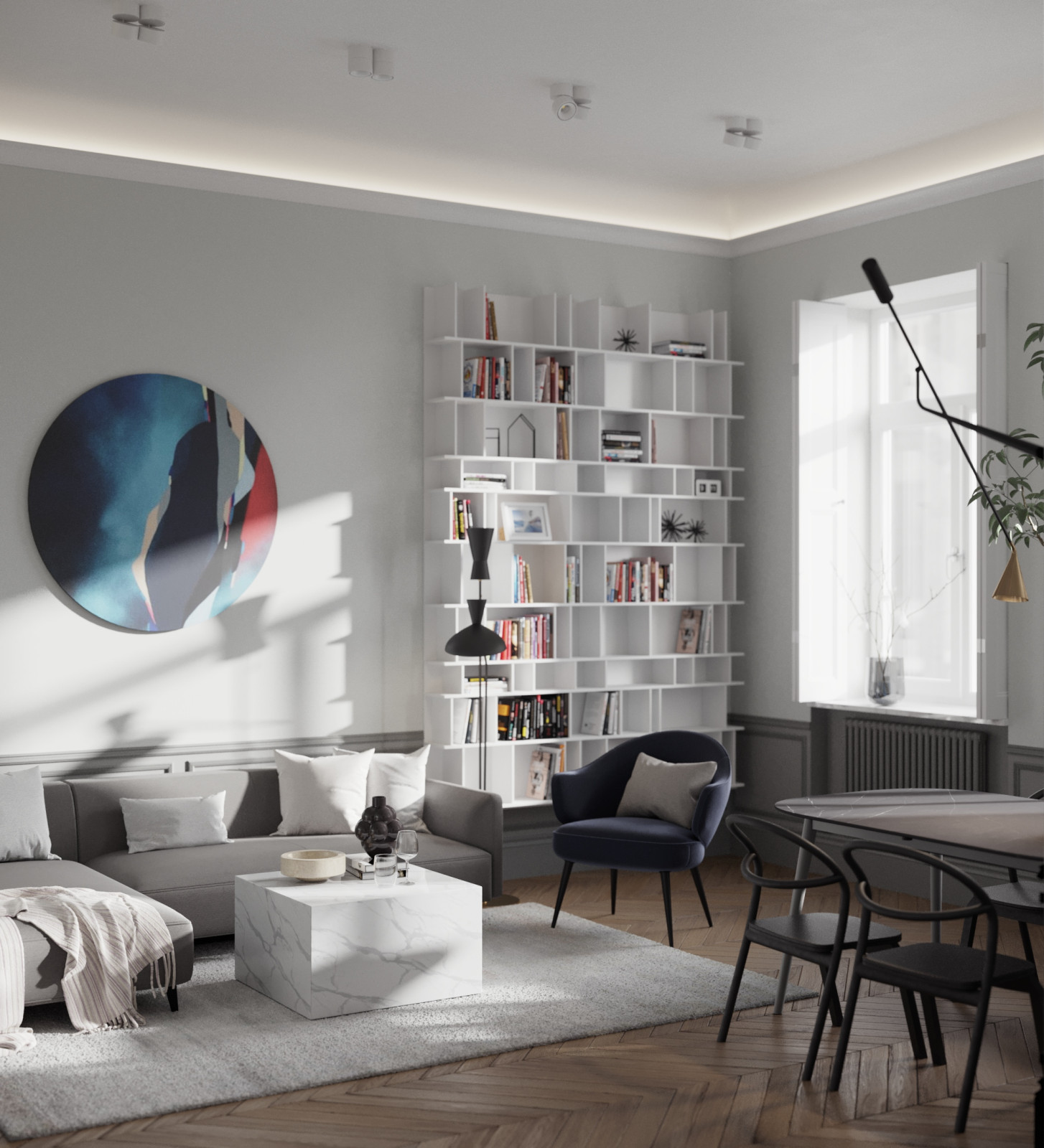 Обложка проекта: Яузский бульвар гостиная