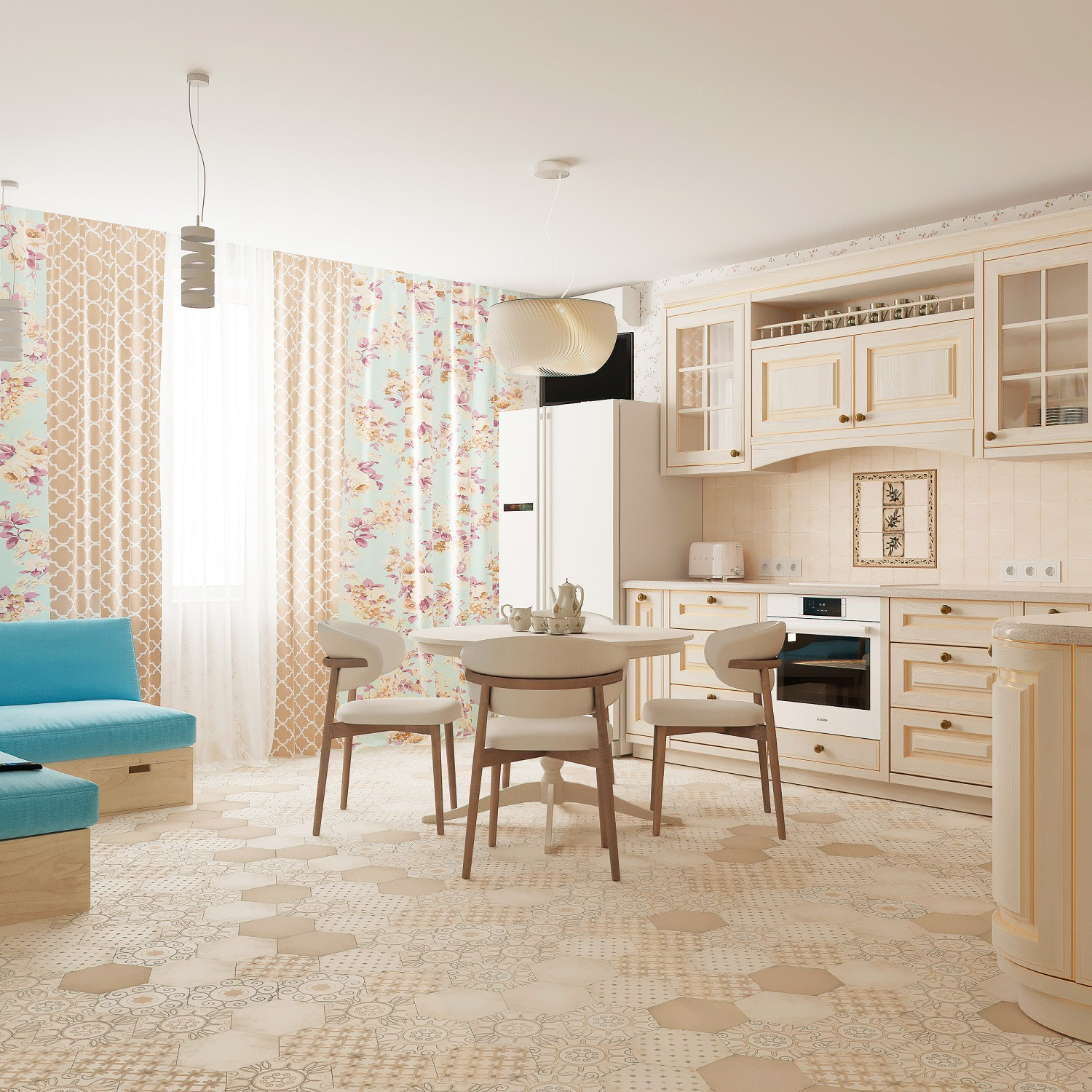 Отделка однокомнатной квартиры в ЖК Символ г. Москва