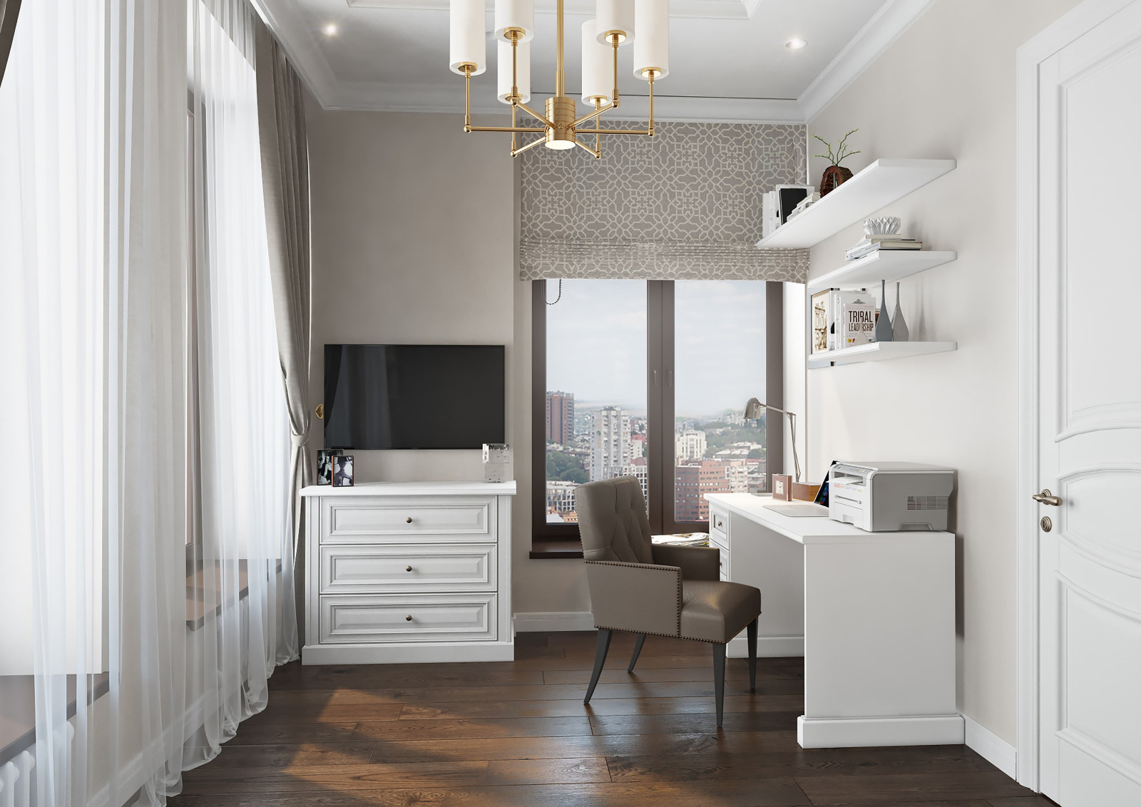 Дизайн и ремонт квартиры в ЖК «Вандер Парк» — Назад в будущее