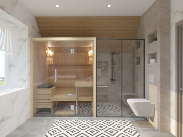 Ванная с сауной