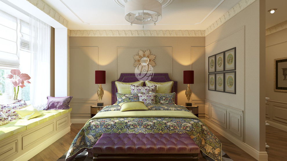 Проект квартиры. ЖК ДОМИНИОН спальня