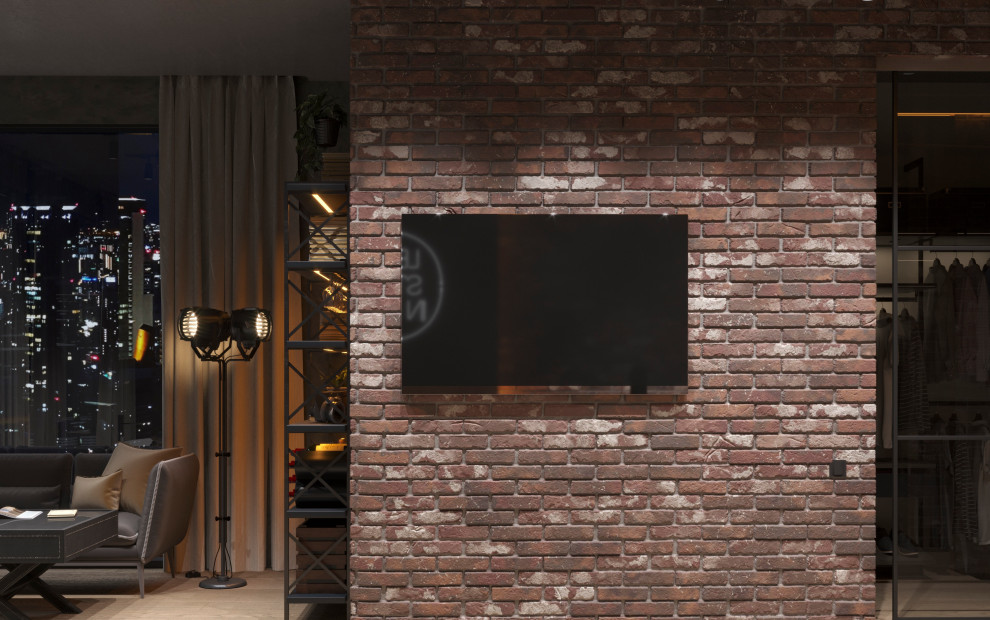 Спальная в брутальном стиле