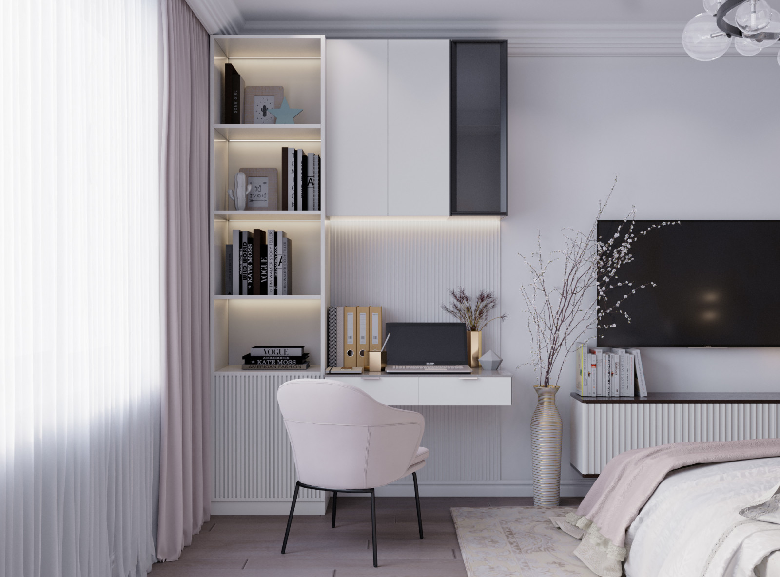 Современная квартира с элементами неоклассики