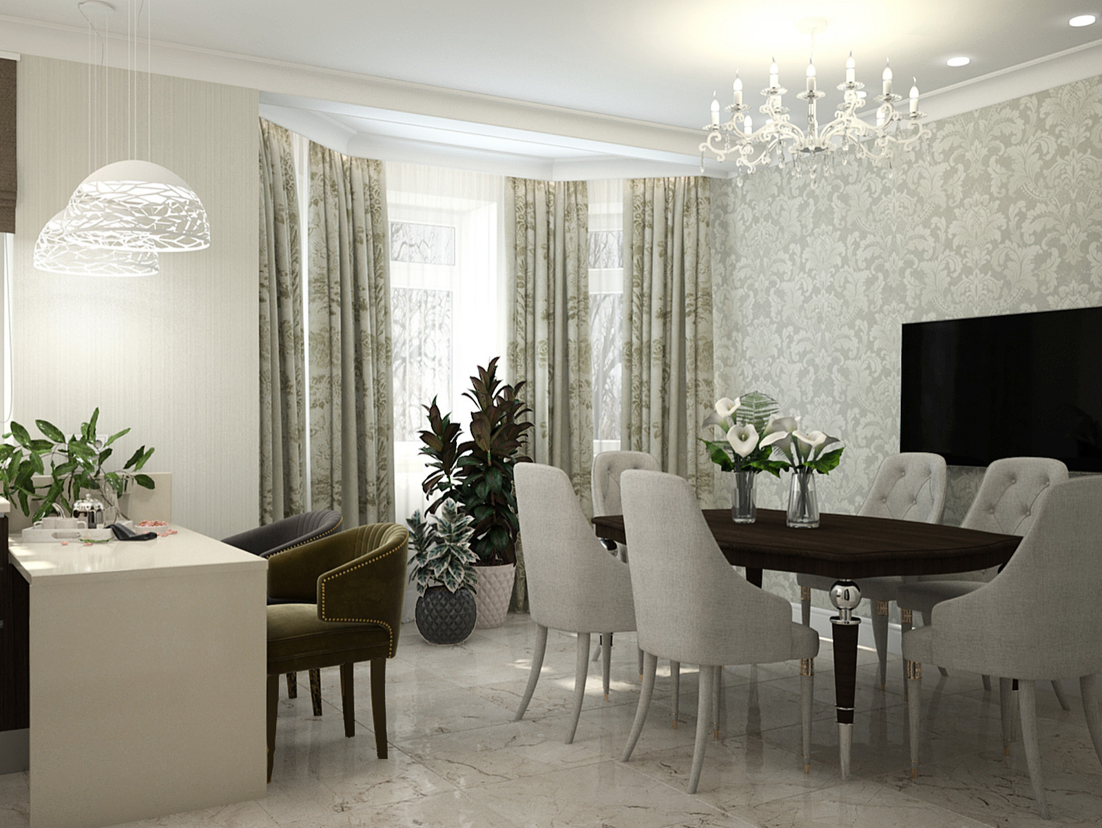 Частный дом в стиле "АР-ДЕКО" в КП "Бор-11"