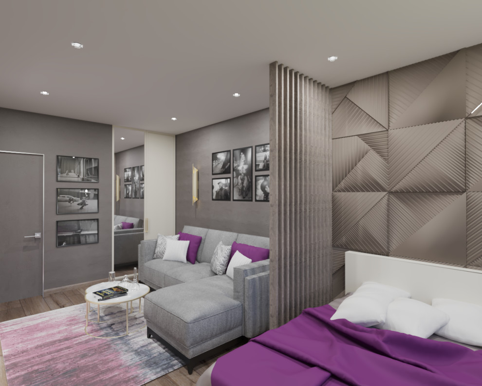 Гостиная + спальня