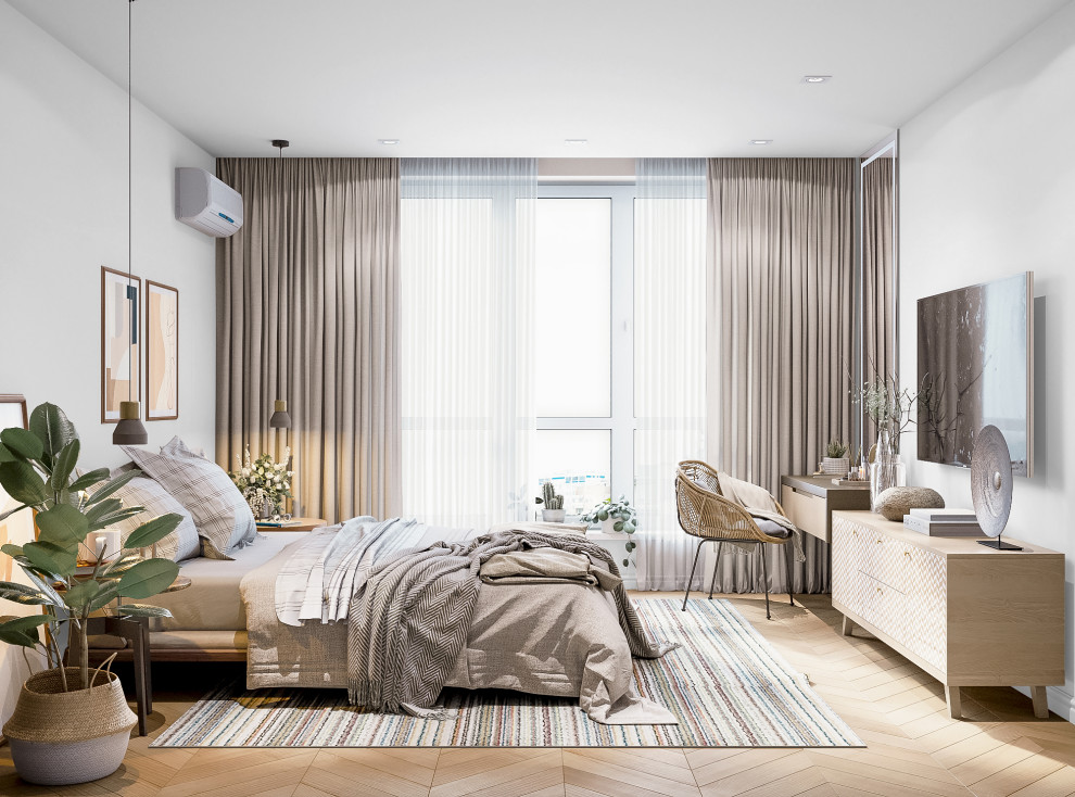 Светлая квартира в скандинавском стиле