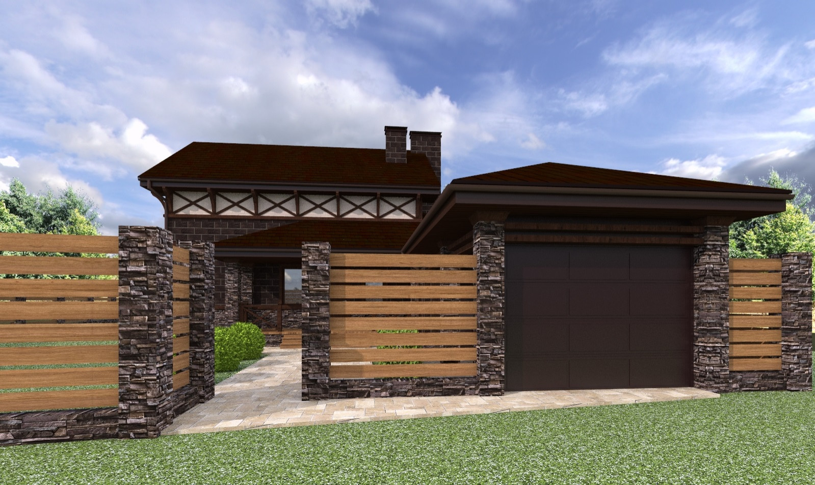 Обложка проекта: Дом из теплоблока