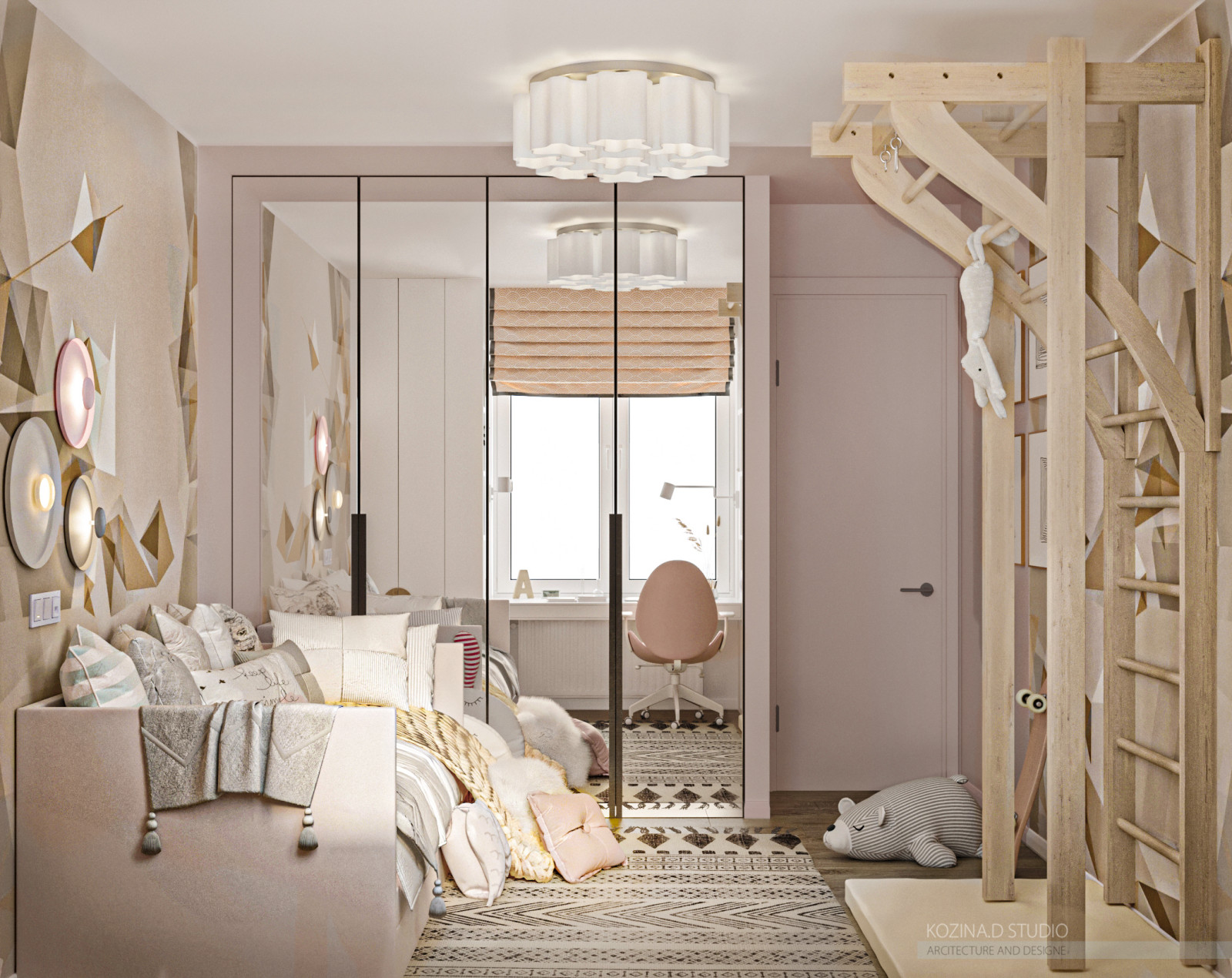 Проект трехкомнатной квариты (82 м²) в Санкт-Петербурге