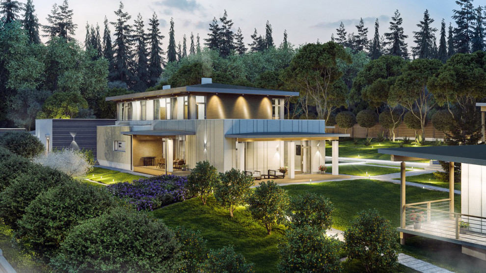 Вилла в дубовом лесу