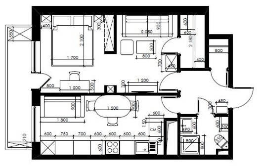 До и после: Однушка для любителей акварели в Восточном Измайлове
