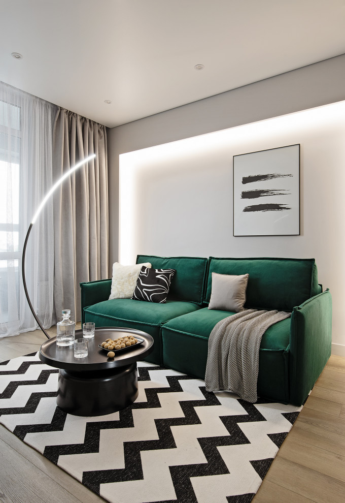 Реализованный дизайн-проекта квартиры под сдачу