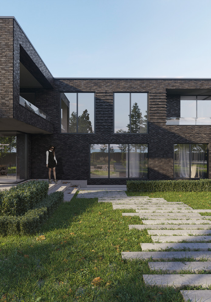 Проект архитектуры дома и сада в п. Нелжа  Врн. обл.